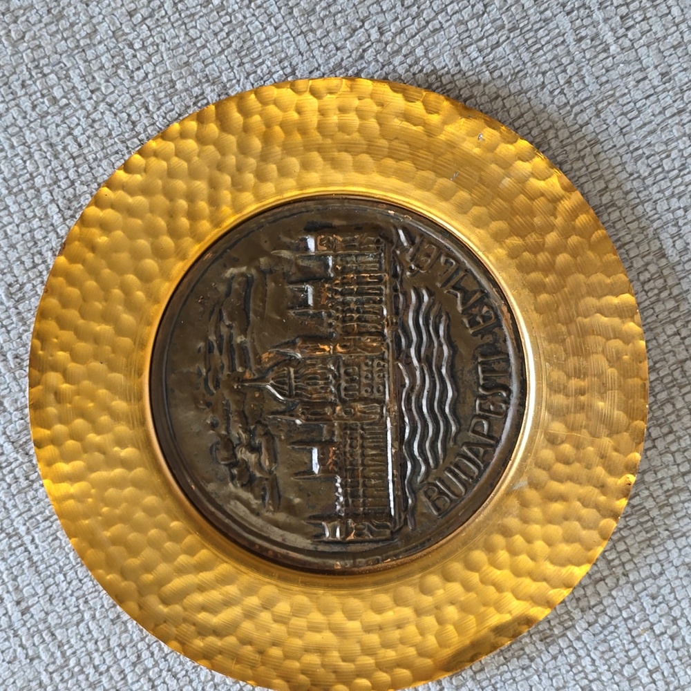 Vintage Budapest Plaque
